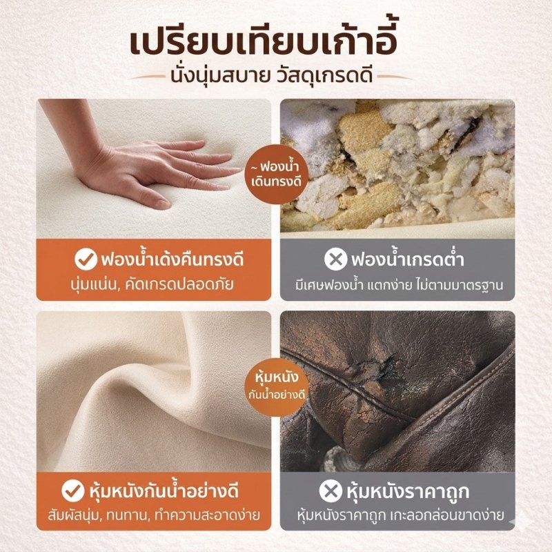 เก้าอี้ล้อเลื่อน 360° เบาะหนานุ่ม หมุนได้ รุ่น ComfortRoll - Kevro